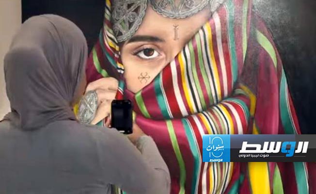 معرض تحت عنوان «بنت ليبية» للفنانة هاجر ضياف ببيت اسكندر.