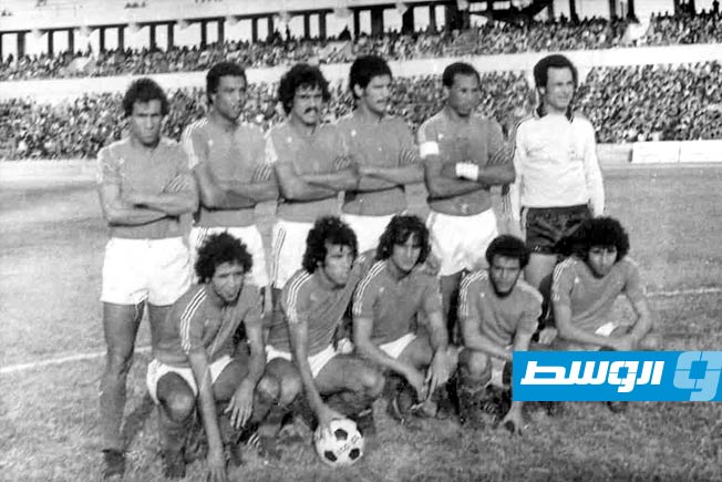 المنتخب المغربى بطل أفريقيا فى زيارته الودية الثانية ببنغازى عام 1978 (أرشيفية: الإنترنت)
