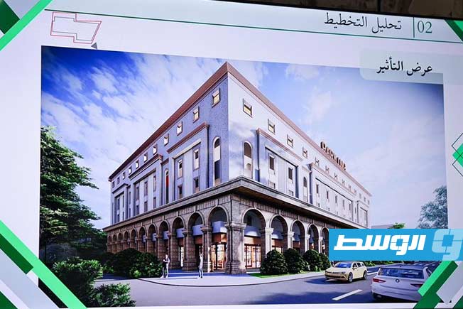التصاميم والمواقع الأساسية لتنفيذ مواقف سيارات ذكية في طرابلس. (حكومتنا)