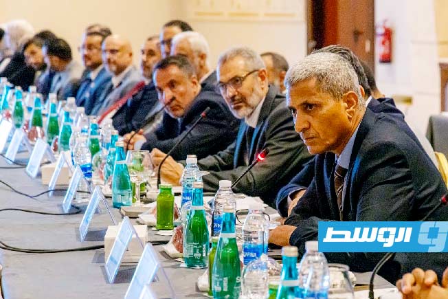 من اجتماع مسؤولي شركة السرير ومؤسسة النفط، 29 يوليو 2025. (مؤسسة النفط)