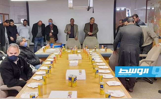 حفل تكريم موظفين بشركة سرت للنفط. (الشركة)