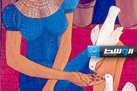 الفنانة التشكيلية المصرية جاذبية سري