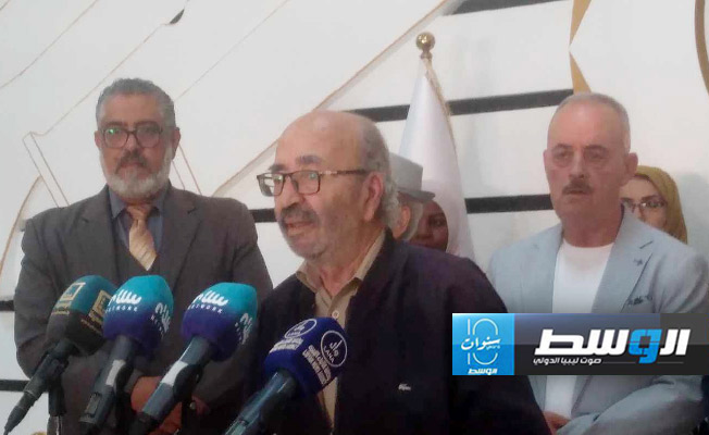 المخرج عبدالله الزروق الرئيس الفخري للمهرجان. (بواية الوسط)