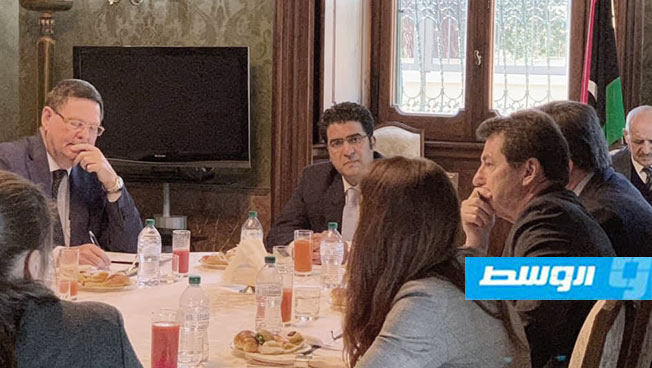 السفير الليبي لدى إيطاليا يجتمع بسفراء الدول الكبرى المعتمدين فى روما