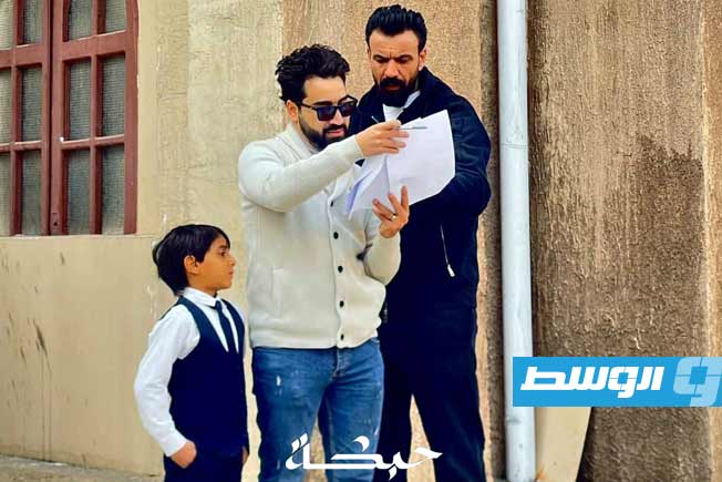 خالد خالد عطية في أول تجربة تمثيل فى مسلسل زناقي العز (فيسبوك)