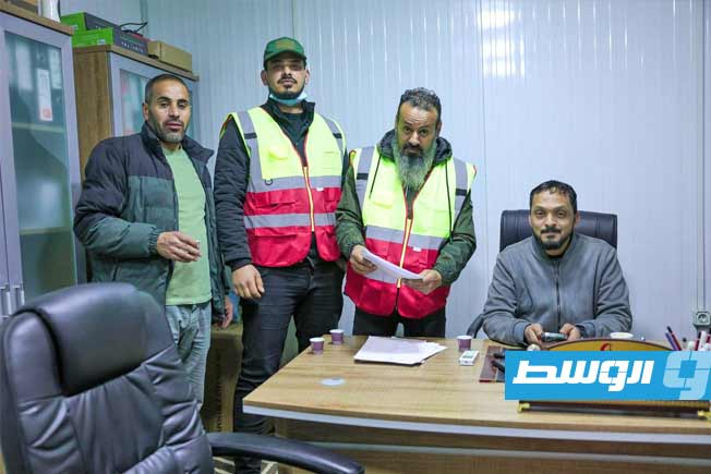 العناصر الطبية في مستشفى الأصابعة العام، السبت 1 مارس 2025 (فيسبوك)