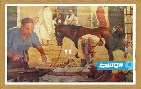 الحداد وحوذ الحصان