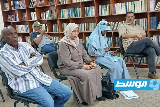 جانب من الحضور خلال الأصبوحة الأدبية التي أقيمت في مكتبة اليونسكو بسبها، في 13 مايو 2026. (مكتبة اليونسكو)
