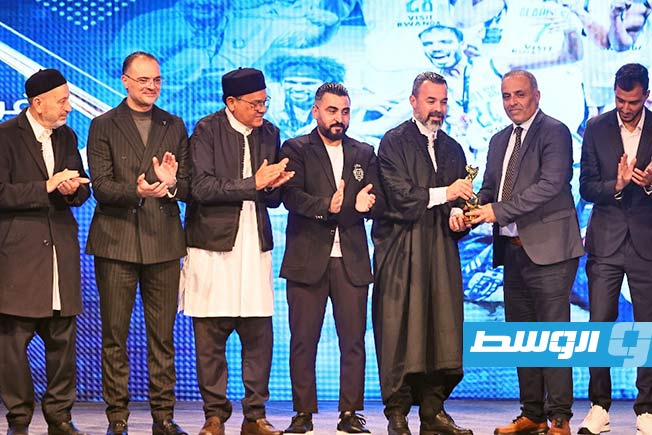 الحفل السنوي لجائزة ليبيا الذهبية في دورتها الرابعة، الجمعة 12 ديسمبر 2025. (تصوير - محمود دردور، بوابة الوسط)