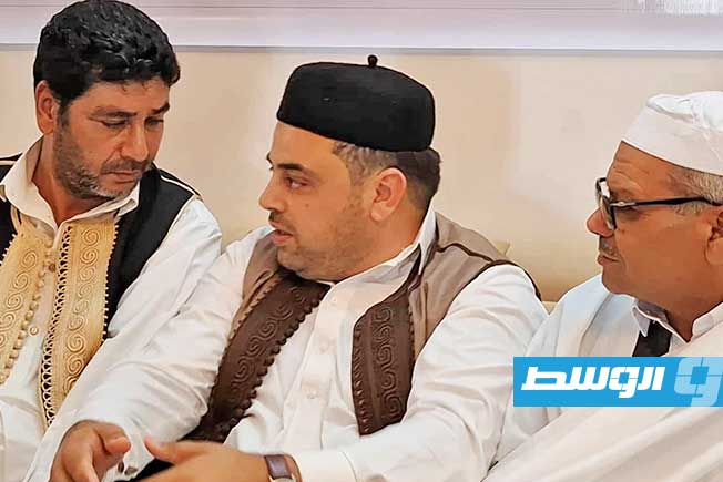 بعض حضور الملتقى الأول لقبائل ورفلة في بني وليد، 20 سبتمبر 2025 (بوابة الوسط)