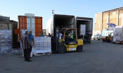شحنة مشغلات غسل الكلى، الإثنين 31 يوليو 2023 (جهاز الإمداد الطبي)