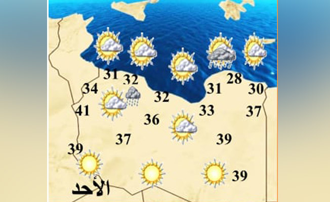 حالة الطقس (الأحد 22 أغسطس 2021)