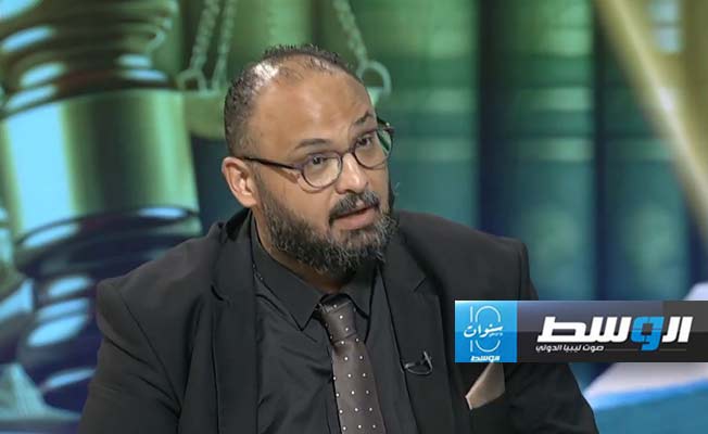 وكيل نيابة بمكتب النائب العام د. عبدالسلام الديفار (لقطة مثبتة من الفيديو)