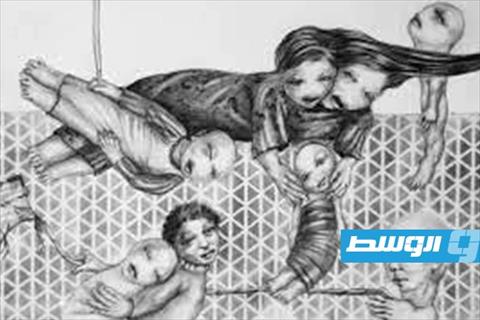 الفنانة التشكيلية السورية «رندا مداح»