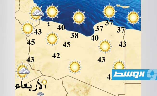 حالة الطقس المتوقعة (الثلاثاء 3 أغسطس 2021)