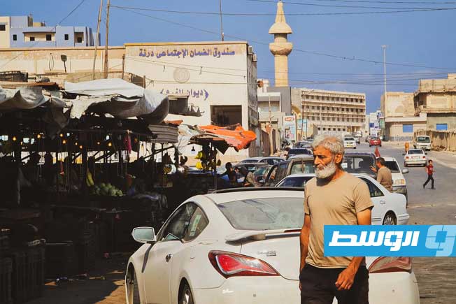 صورة للمصور سعد أمين فى مدينة درنة (فيسبوك)