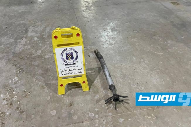 مخلفات جراء انفجار مخزن ذخيرة في مصراتة، 31 أغسطس 2025. (المباحث الجنائية)
