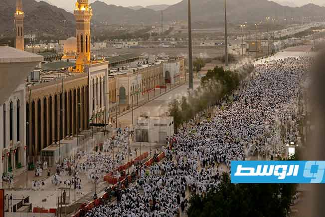 نفرة الحجاج من عرفات إلى مزدلفة، الثلاثاء 26 مايو 2026. (واس)