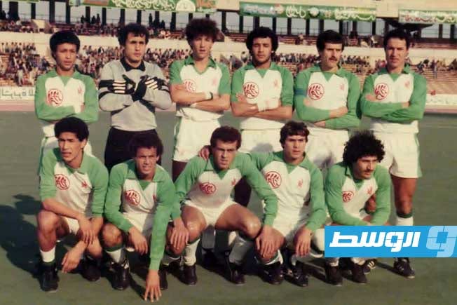 المنتخب الجزائري بملعب بنغازى خلال بطولة أمم أفريقيا 1982 (أرشيفية: الإنترنت)
