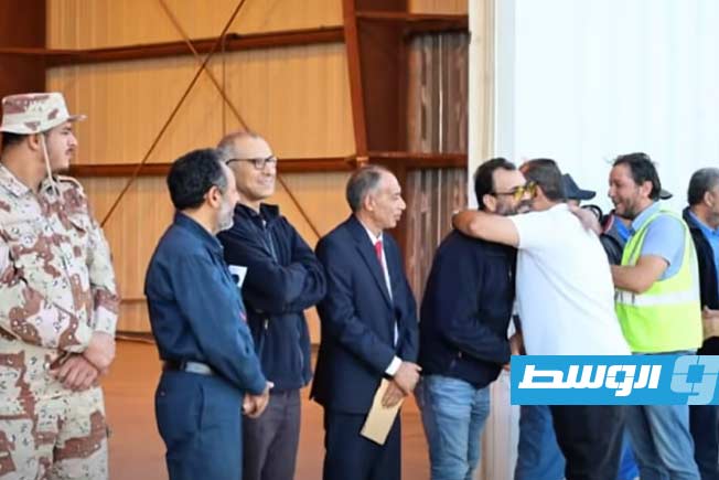 جانب من مراسم افتتاح المطار، 13 نوفمبر 2025. (مؤسسة النفط)