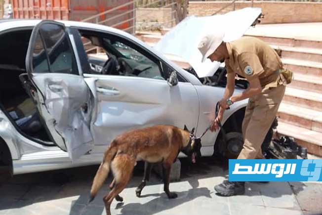 مخلفات حرب جرى انتشالها من حديقة الحيوان في طرابلس، الأحد 25 مايو 2025. (وزارة الداخلية)
