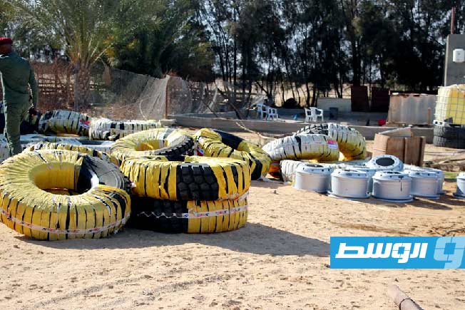 من مداهمة أوكار تهريب الوقود في بلدية زلة، 26 يناير 2025. (مديرية أمن الجفرة)