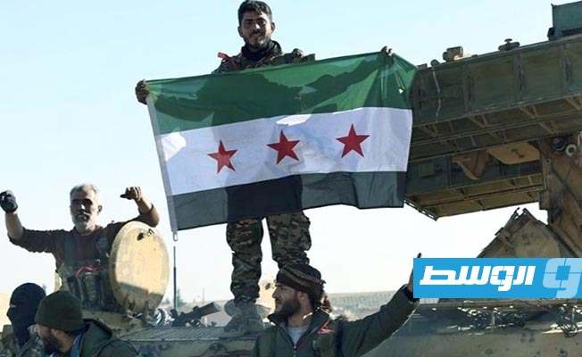 قوات تابعة لهيئة تحرير الشام المعارضة في سورية. (الإنترنت)