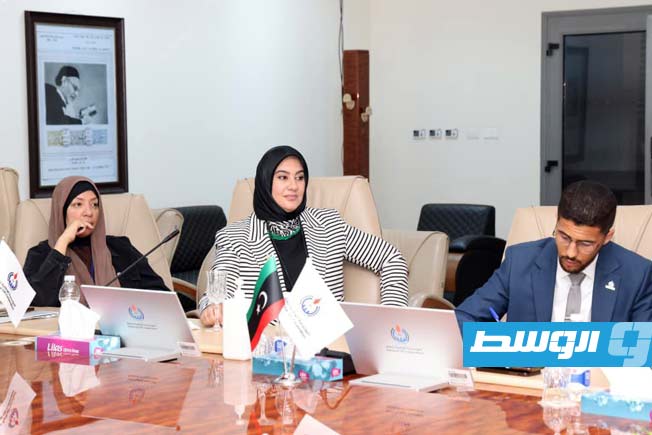 اجتماع إدارة الجودة بالمؤسسة الوطنية للنفط مع كافة مندوبي الجودة بالإدارات المختلفة. (المؤسسة الوطنية للنفط)
