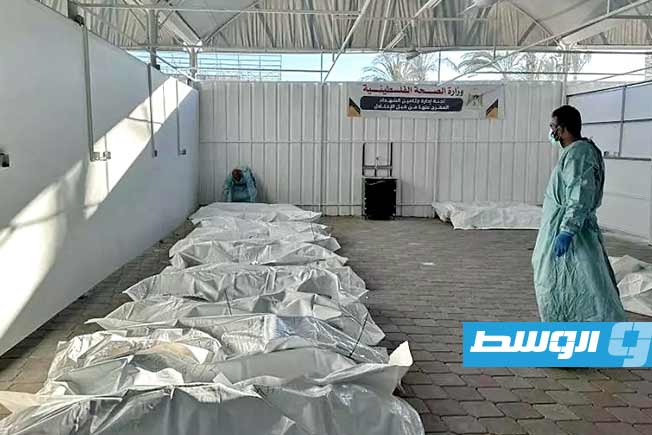 جثامين شهداء غزة. (الإنترنت)