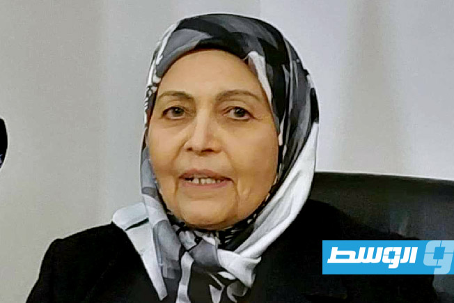 الأستاذة نزيهة الأسطى. (بوابة الوسط)