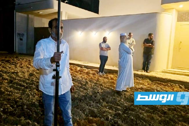 أعمال حصر منازل في مسار طريق الحشان - البرج في سوق الجمعة، 10 نوفمبر 2025. (جهاز مشروعات الإسكان)