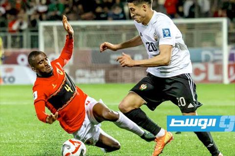 لقطة من مباراة المنتخب أمام أنغولا، 20 مارس 2025. (الإنترنت)
