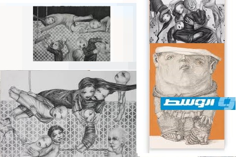 الفنانة التشكيلية السورية «رندا مداح»