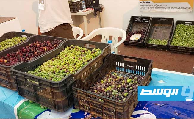 منتجات زراعية في معرض ليبيا الزراعي في تمنهت، 26 سبتمبر 2022. (بوابة الوسط: تصوير: رمضان كرنفوده)