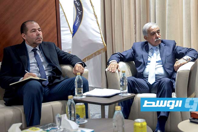 اجتماع الناظوري وأرحومة، 30 نوفمبر 2025. (مجلس الأمن القومي)