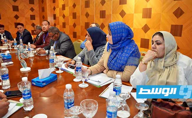 من فعاليات اليوم الثالث للملتقى التحضيري لمؤتمر المصالحة الوطنية، طرابلس، 10 يناير 2023. (المجلس الرئاسي)