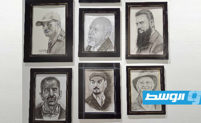 من أجواء معرض الفنان التشكيلي عماد عريبي في دار الفقيه حسن، السبت 22 ديسمبر 2024. (بوابة الوسط)