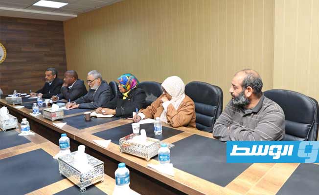 لقاء بوشاح مع مجلس حكماء مهجري المنطقة الشرقية، الإثنين 9 يناير 2023. (مجلس الدولة)