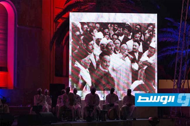 جانب من فعاليات افتتاح الدورة الثالثة عشرة لمهرجان طرابلس الدولي للمالوف والموشحات في 24 يوليو 2026. (الهيئة العامة للسينما والمسرح والفنون)