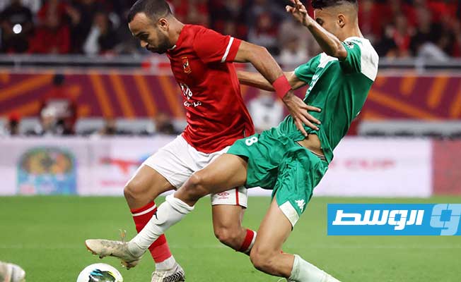 الأهلي المصري يفوز على الرجاء المغربي بركلات الترجيع (6-5) ويتوج بلقب بطولة كأس السوبر الأفريقي. (الإنترنت)