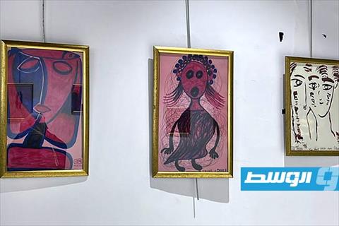 معرض الفنان مختار دريرة في دار حسن الفقيه. (أرشيفية: الإنترنت)