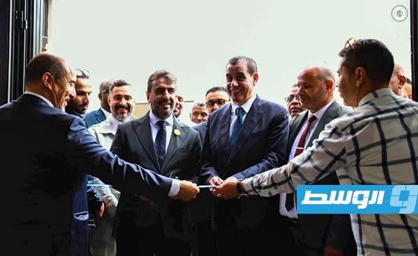 افتتاح معرض بنغازي الدولي للنفط والغاز والطاقة، الإثنين 25 نوفمبر 2024. (وزارة الكهرباء والطاقات المتجددة)