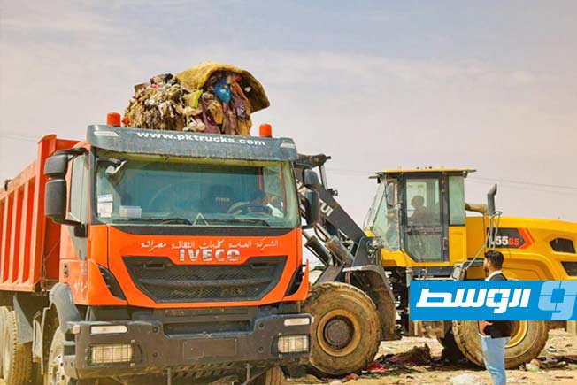 من أعمال تنظيف مواقع ذبح الأضاحي، 7 يونيو 2025. (شركة النظافة العامة)