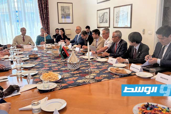 أول اجتماع لمجموعة دعم مكافحة الألغام في ليبيا بمدينة طرابلس، الثلاثاء 29 يوليو 2025. (البعثة الأممية)