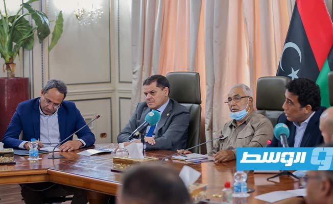 رئيس حكومة الوحدة الوطنية يلتقي عددًا من أعضاء مجلس النواب بحضور رئيس المجلس الرئاسي (المكتب الإعلامي لرئيس حكومة الوحدة الوطنية)