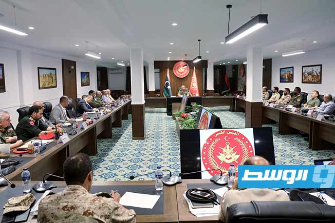 اجتماع الحداد مع لجنتي الترتيبات الأمنية والعسكرية والهدنة، الأربعاء 9 يوليو 2025. (رئاسة الأركان العامة)