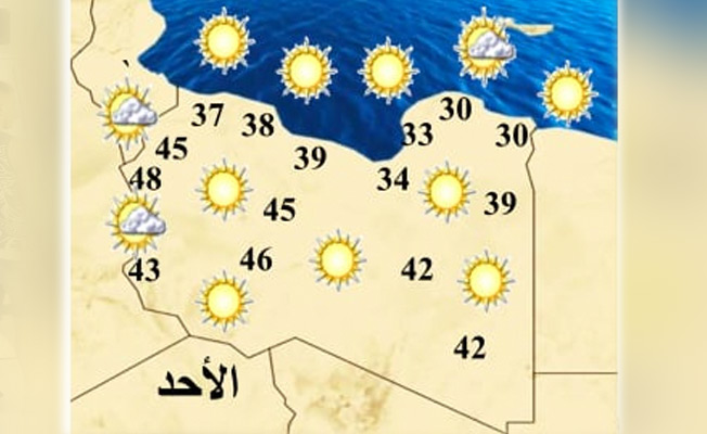 الأرصاد: ارتفاع درجات الحرارة على مناطق الساحل الغربي
