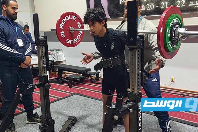 جانب من منافسات بطولة ليبيا للقوة البدنية (فيسبوك)