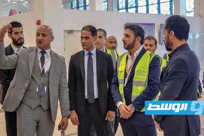 زيارة وفد إماراتي لمطار بنينا الدولي، 7 أكتوبر 2025. (بلدية بنغازي)