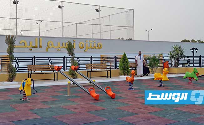 من افتتاح بعض المشاريع في مصراتة، 1 يوليو 2023. (حكومتنا)